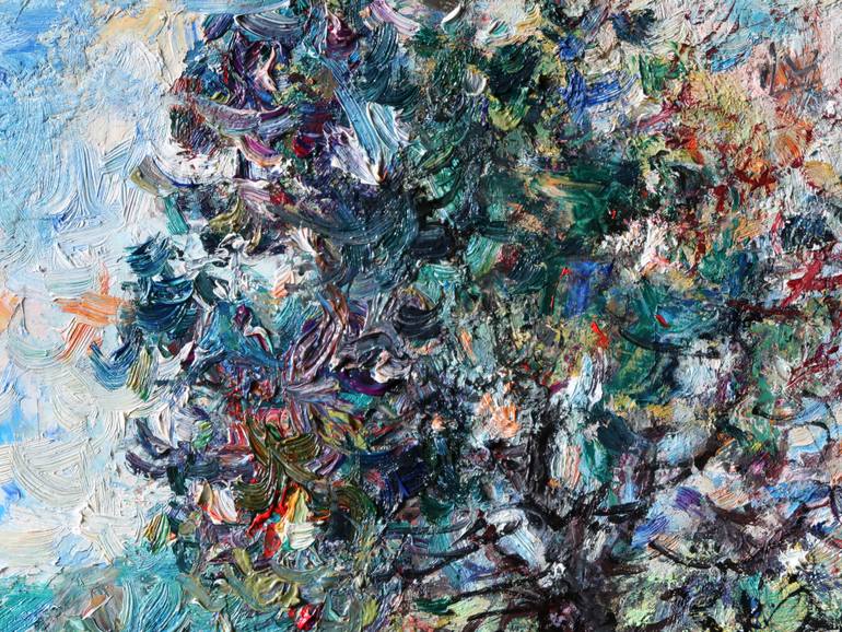 Original Impressionism Landscape Painting by Nicolai Ostapenco