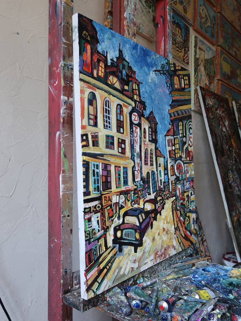 Original Impressionism Landscape Painting by Nicolai Ostapenco