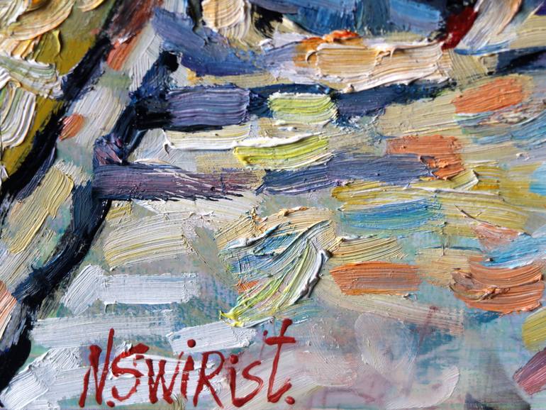 Original Impressionism Landscape Painting by Nicolai Ostapenco