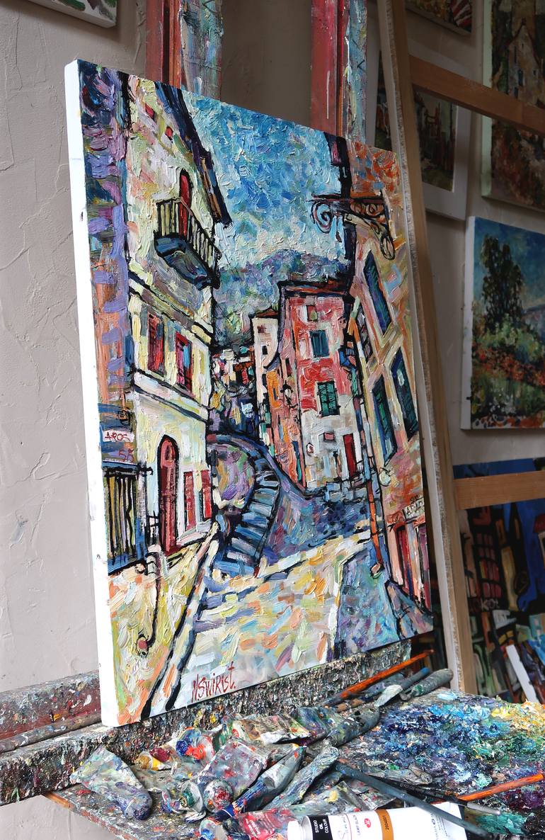 Original Impressionism Landscape Painting by Nicolai Ostapenco