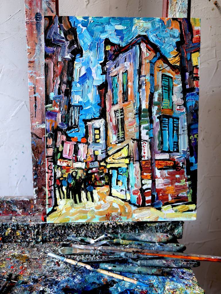 Original Impressionism Landscape Painting by Nicolai Ostapenco