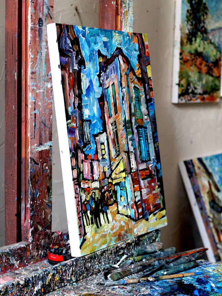 Original Impressionism Landscape Painting by Nicolai Ostapenco