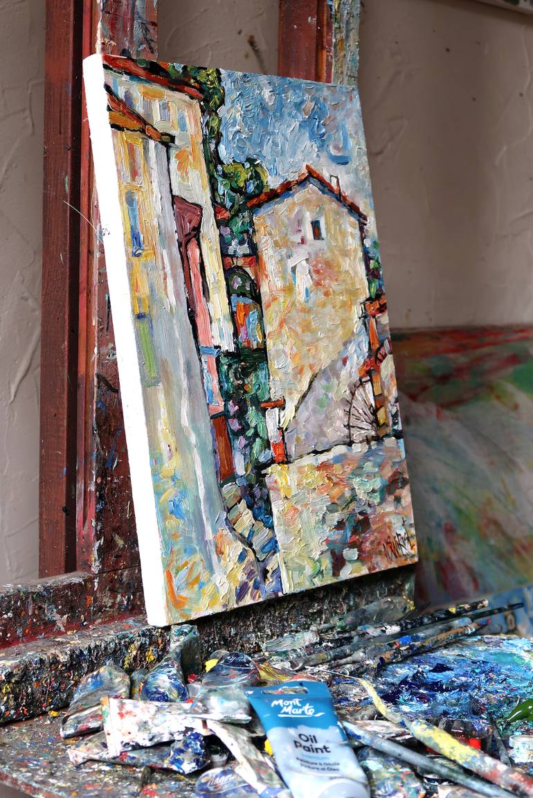 Original Impressionism Landscape Painting by Nicolai Ostapenco