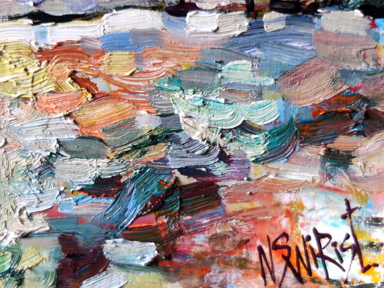 Original Impressionism Landscape Painting by Nicolai Ostapenco