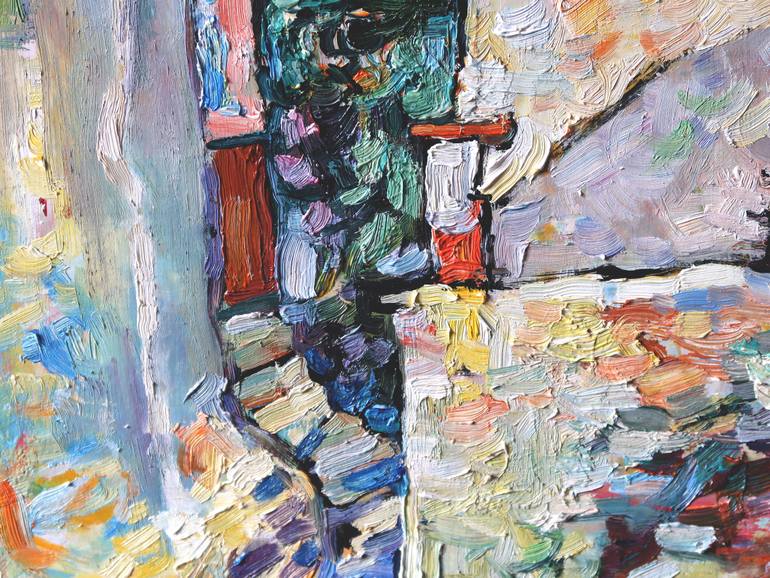 Original Impressionism Landscape Painting by Nicolai Ostapenco