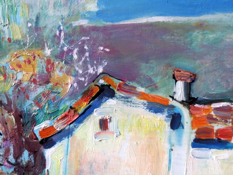 Original Impressionism Landscape Painting by Nicolai Ostapenco