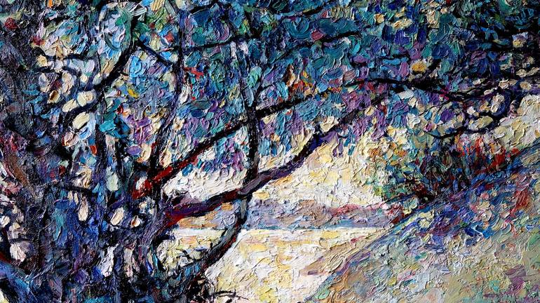 Original Impressionism Landscape Painting by Nicolai Ostapenco