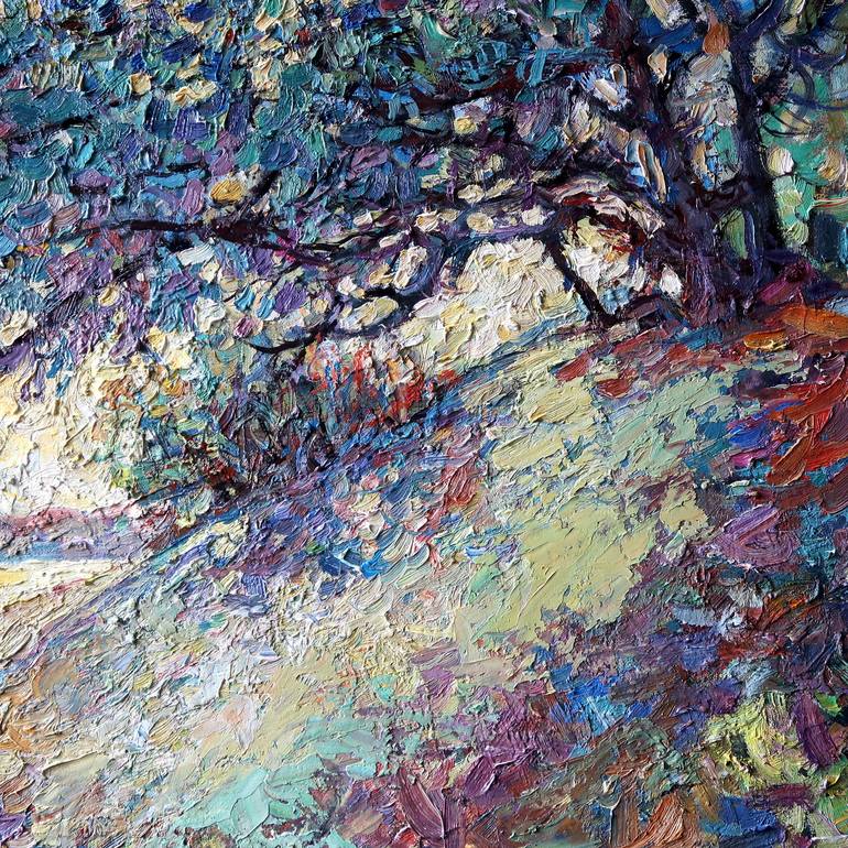 Original Impressionism Landscape Painting by Nicolai Ostapenco