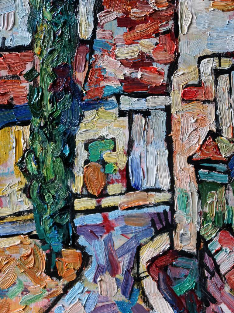 Original Impressionism Landscape Painting by Nicolai Ostapenco