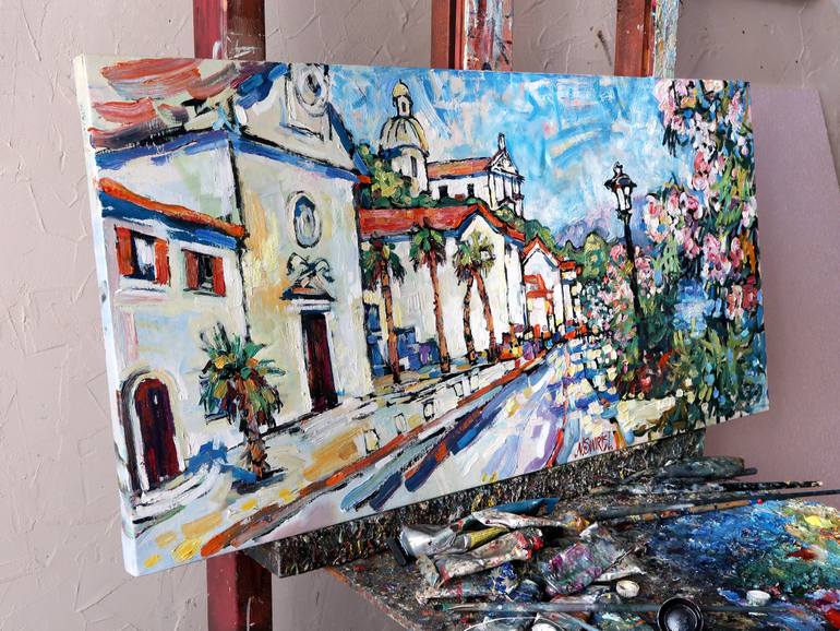 Original Impressionism Landscape Painting by Nicolai Ostapenco