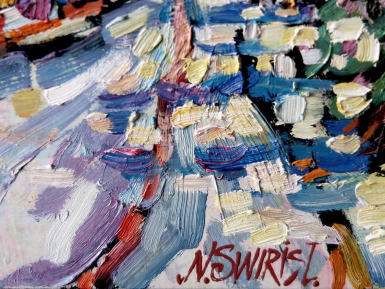 Original Impressionism Landscape Painting by Nicolai Ostapenco