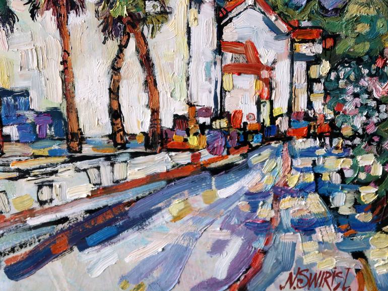 Original Impressionism Landscape Painting by Nicolai Ostapenco