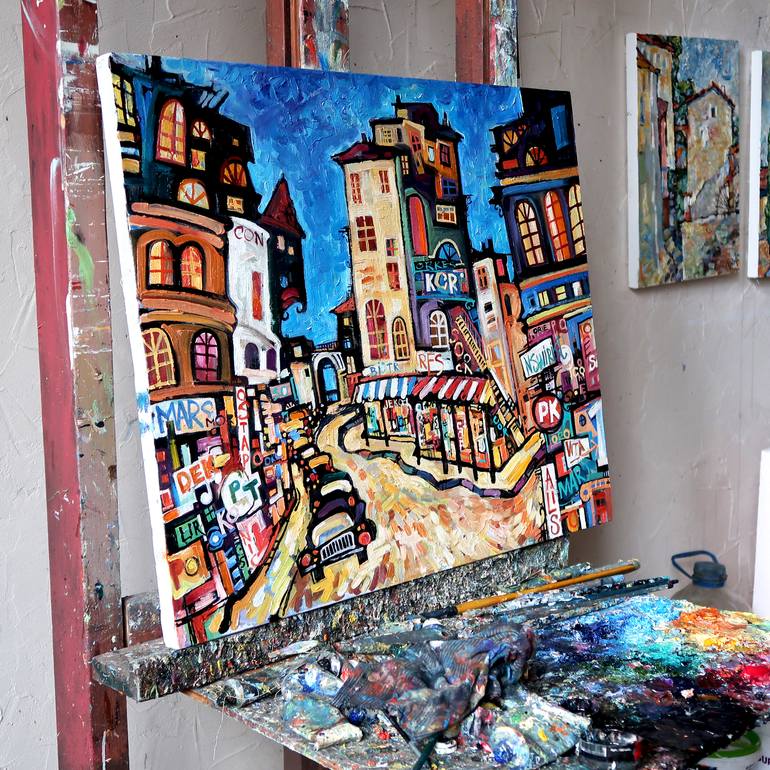 Original Fine Art Landscape Painting by Nicolai Ostapenco