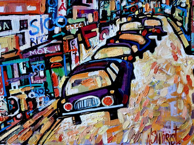 Original Impressionism Landscape Painting by Nicolai Ostapenco