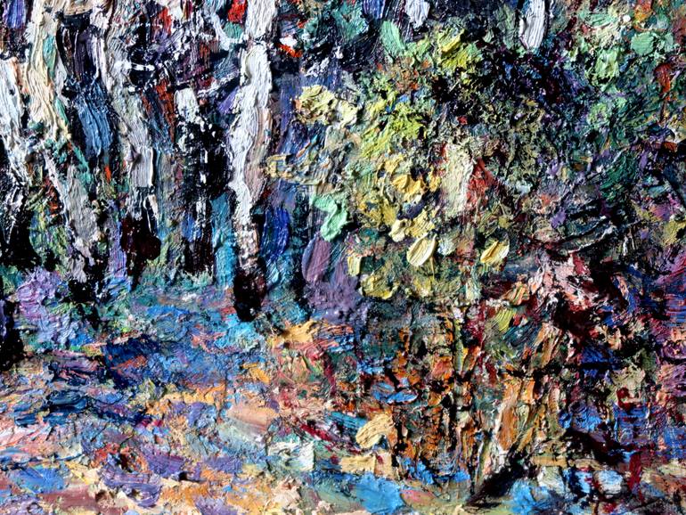 Original Impressionism Landscape Painting by Nicolai Ostapenco