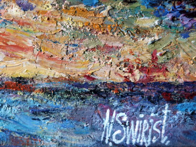 Original Impressionism Landscape Painting by Nicolai Ostapenco