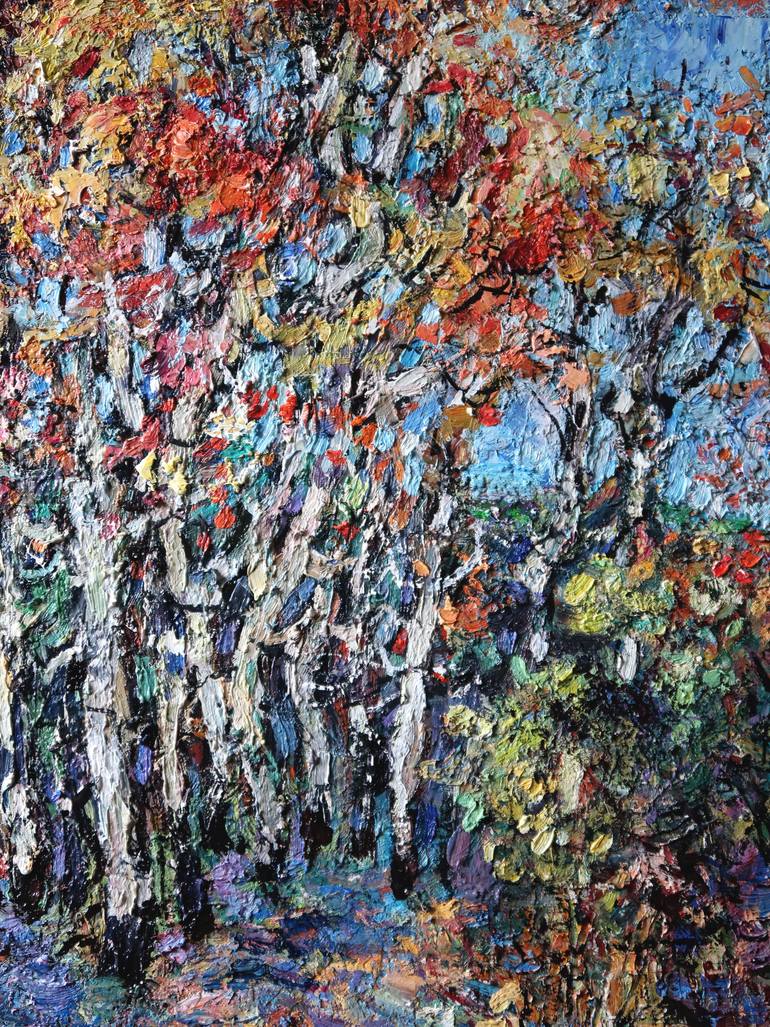 Original Impressionism Landscape Painting by Nicolai Ostapenco