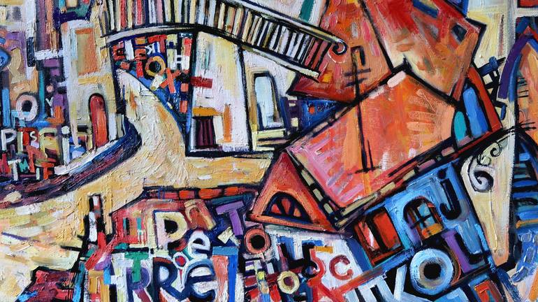 Original Impressionism Landscape Painting by Nicolai Ostapenco