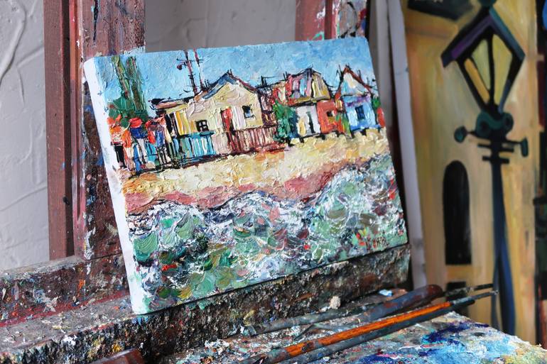 Original Impressionism Landscape Painting by Nicolai Ostapenco