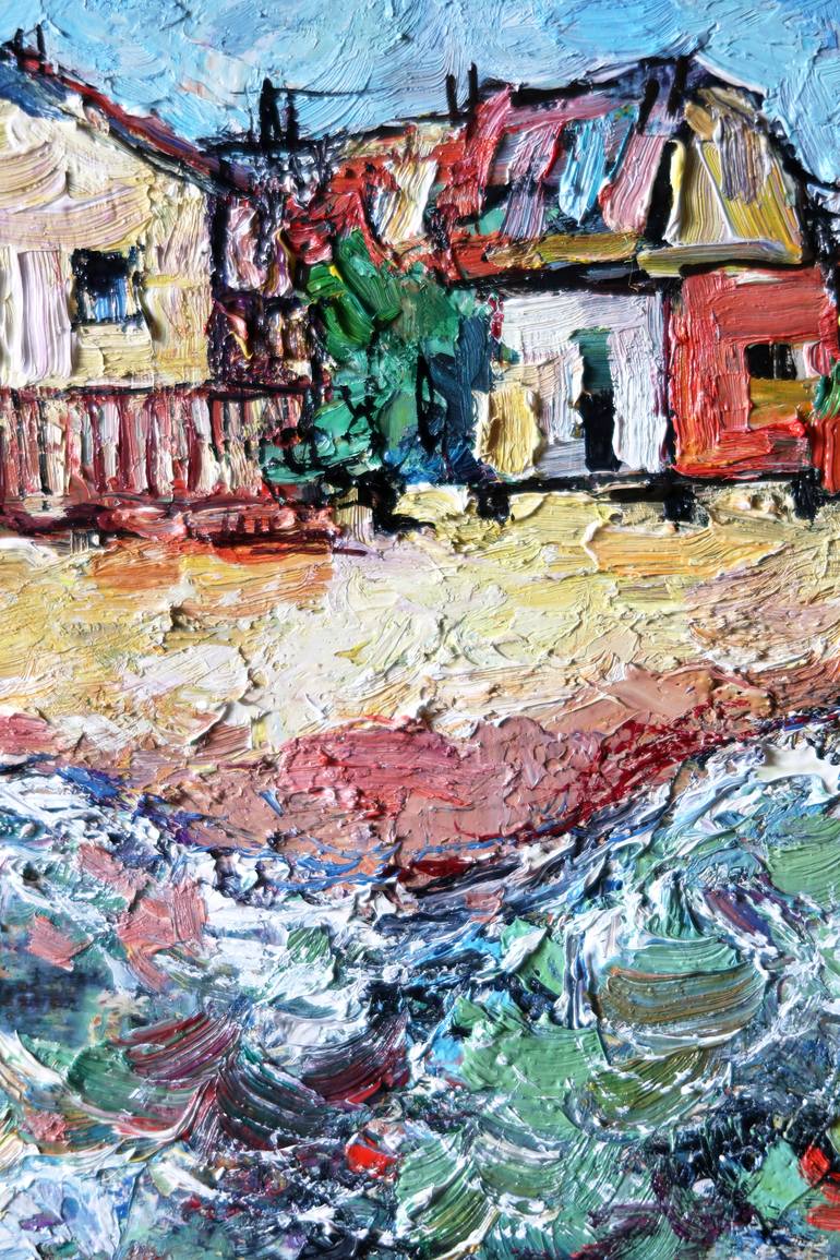 Original Impressionism Landscape Painting by Nicolai Ostapenco