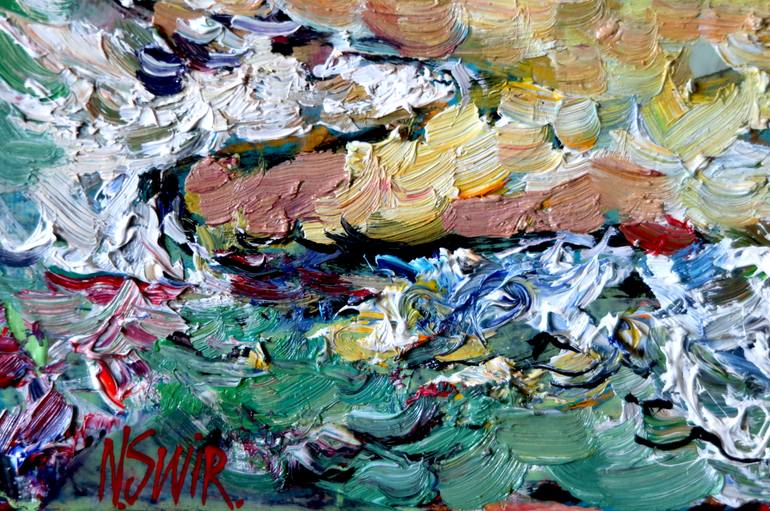 Original Impressionism Landscape Painting by Nicolai Ostapenco