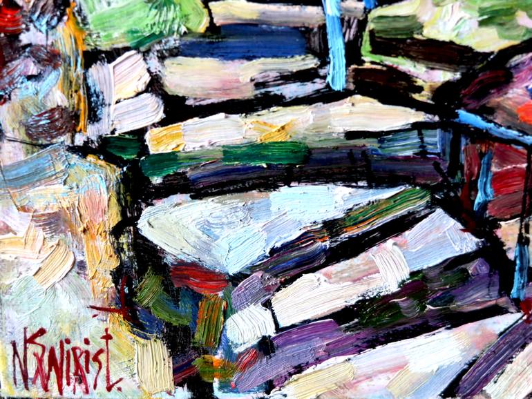 Original Impressionism Landscape Painting by Nicolai Ostapenco