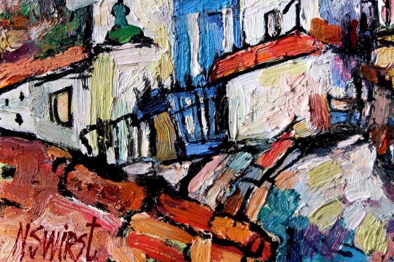 Original Impressionism Landscape Painting by Nicolai Ostapenco