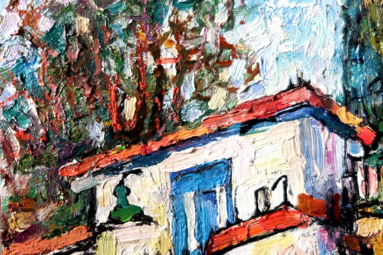 Original Impressionism Landscape Painting by Nicolai Ostapenco