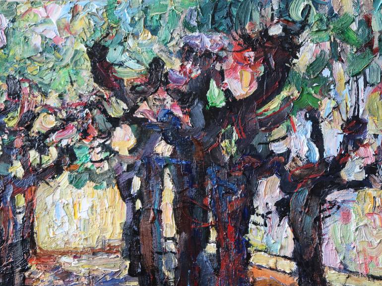 Original Impressionism Landscape Painting by Nicolai Ostapenco