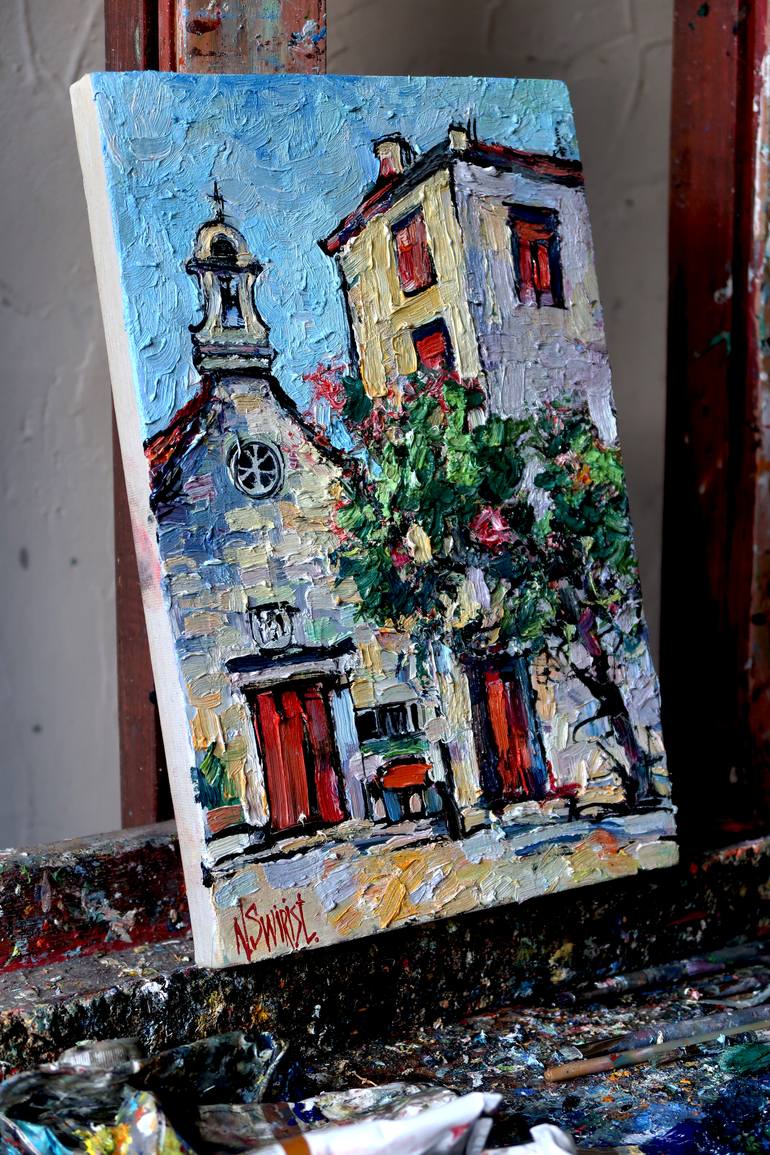 Original Impressionism Landscape Painting by Nicolai Ostapenco