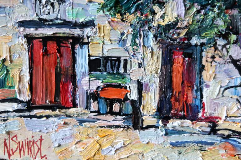 Original Impressionism Landscape Painting by Nicolai Ostapenco