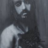 Jesus with a cat  by Igor vishnyakov
