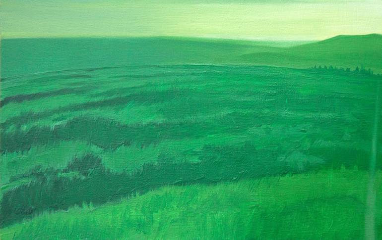 Original Figurative Landscape Painting by James Moore