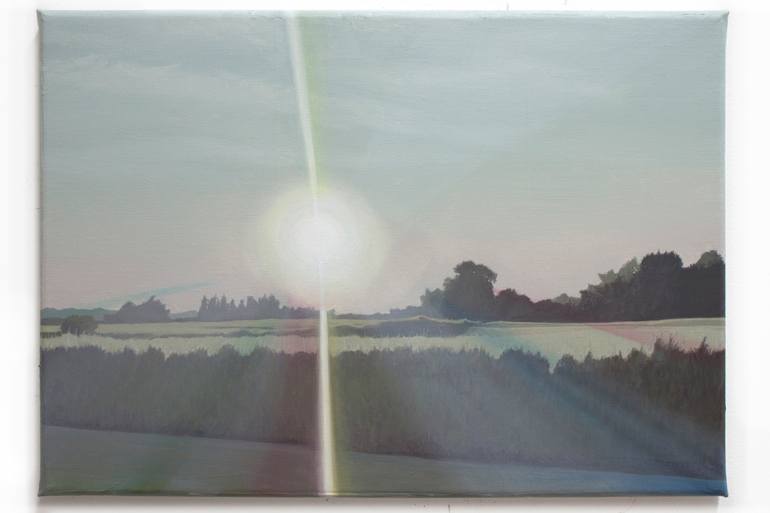 Original Figurative Landscape Painting by James Moore