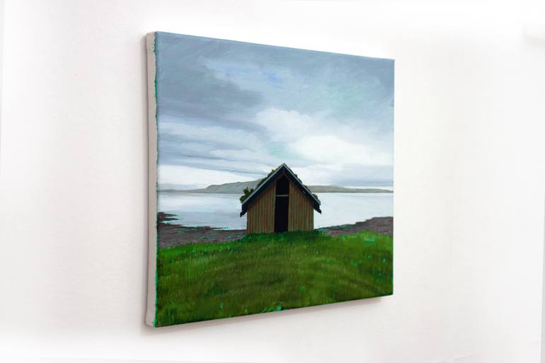 Original Figurative Landscape Painting by James Moore