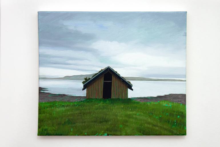 Original Figurative Landscape Painting by James Moore