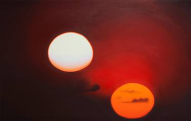 Original Figurative Landscape Painting by James Moore