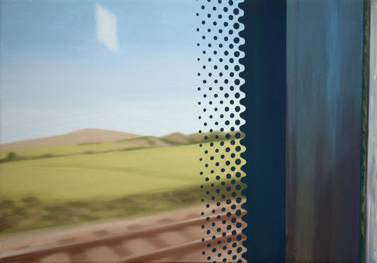 Original Landscape Painting by James Moore | Photorealism Art on Canvas | Optimum Space