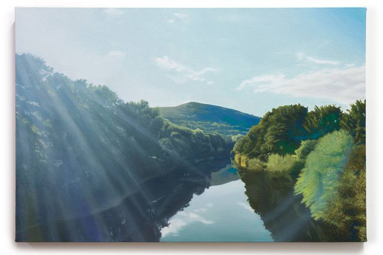 Original Figurative Landscape Painting by James Moore