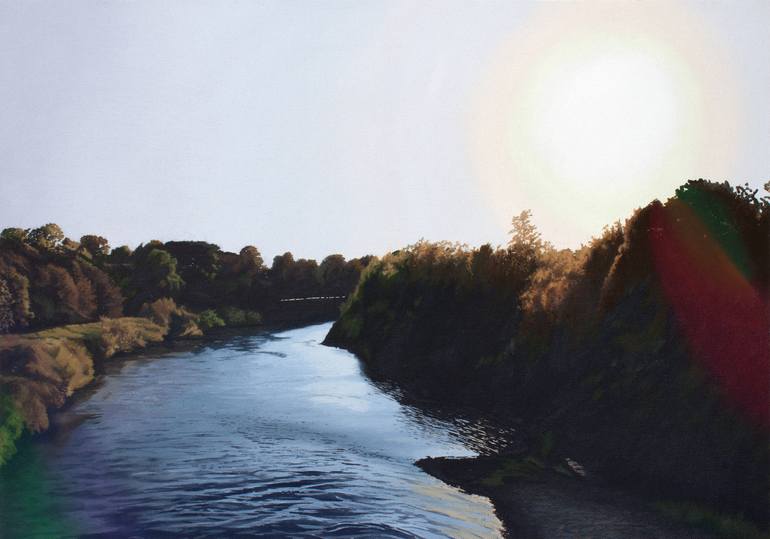 Original Landscape Painting by James Moore | Figurative Art on Canvas | Heaven Was Wild