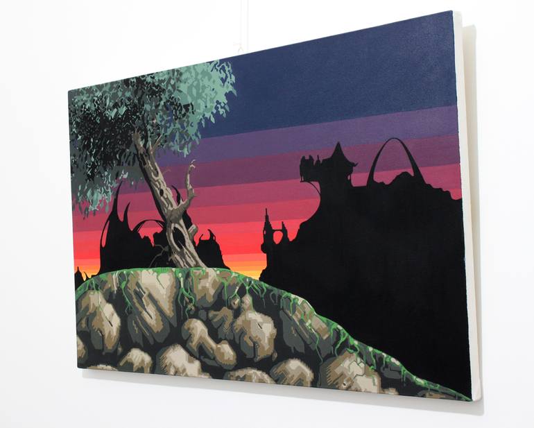 Original Photorealism Landscape Painting by James Moore