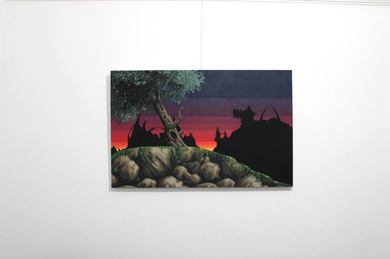 Original Photorealism Landscape Painting by James Moore