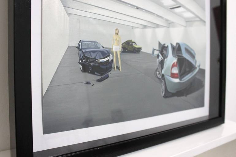 Original Figurative Car Painting by James Moore