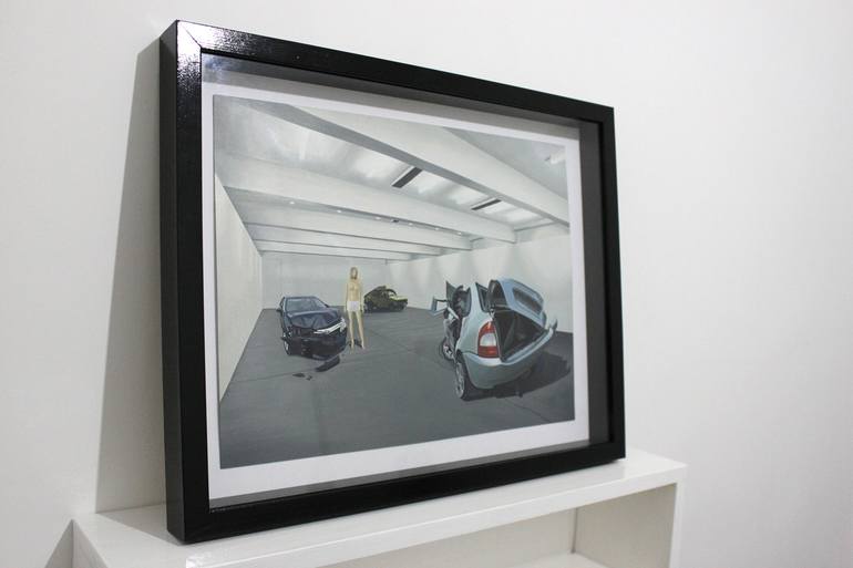 Original Figurative Car Painting by James Moore