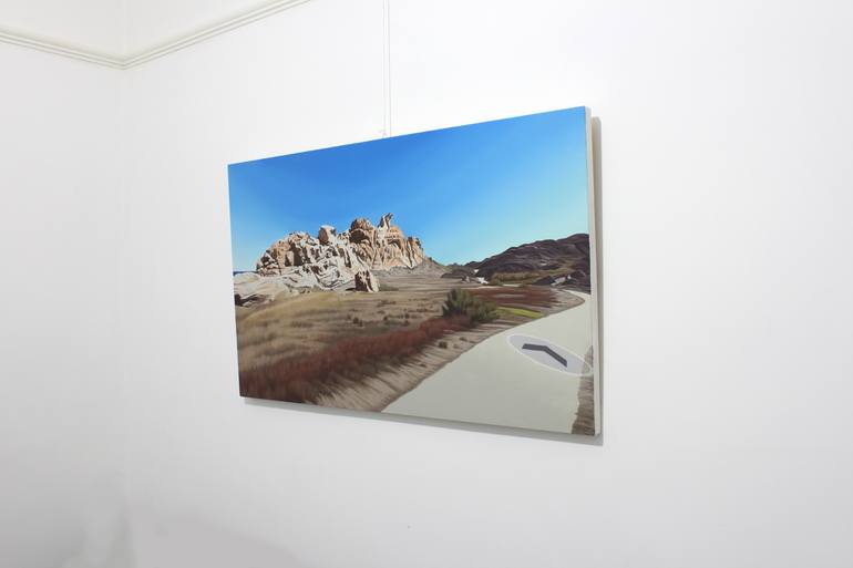 Original Figurative Landscape Painting by James Moore