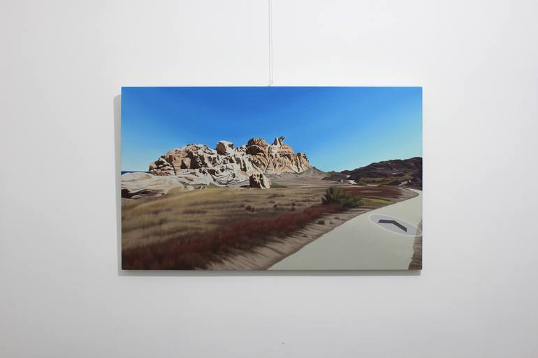 Original Figurative Landscape Painting by James Moore