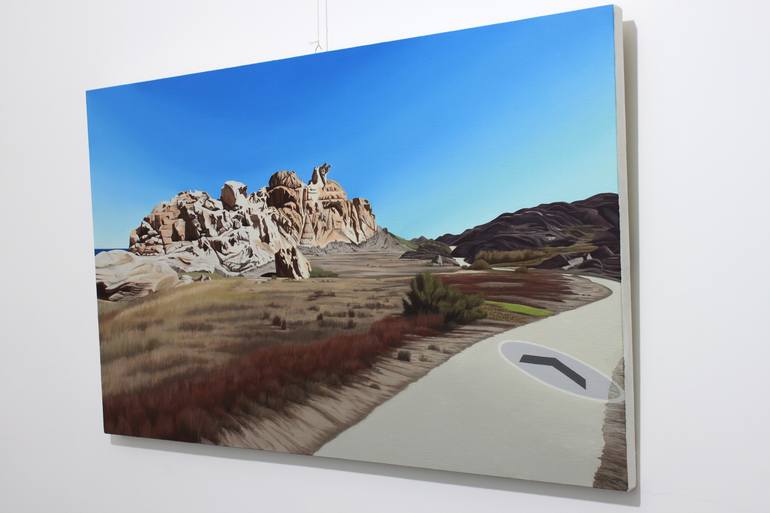 Original Figurative Landscape Painting by James Moore