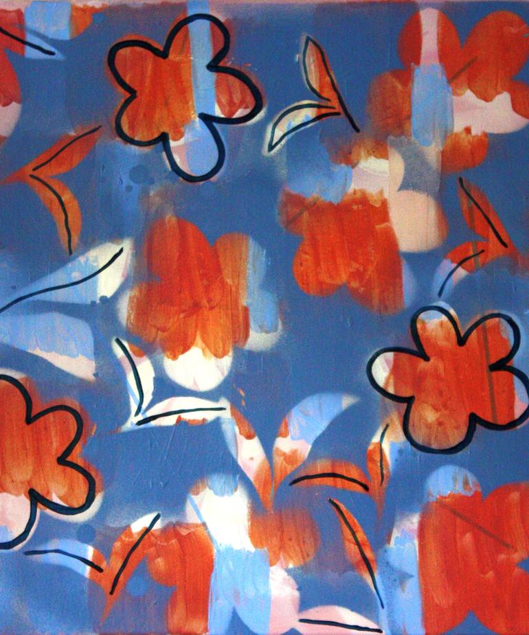 Print of Abstract Painting by Sophie Rees