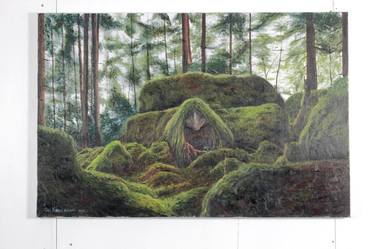 Original Landscape Painting by Carl Fredrik Hellstrom