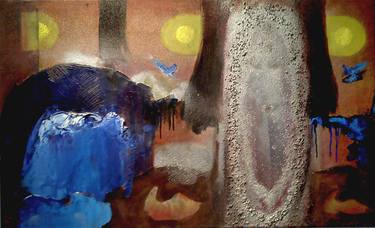 Original Abstract Expressionism World Culture Painting by George Mardare